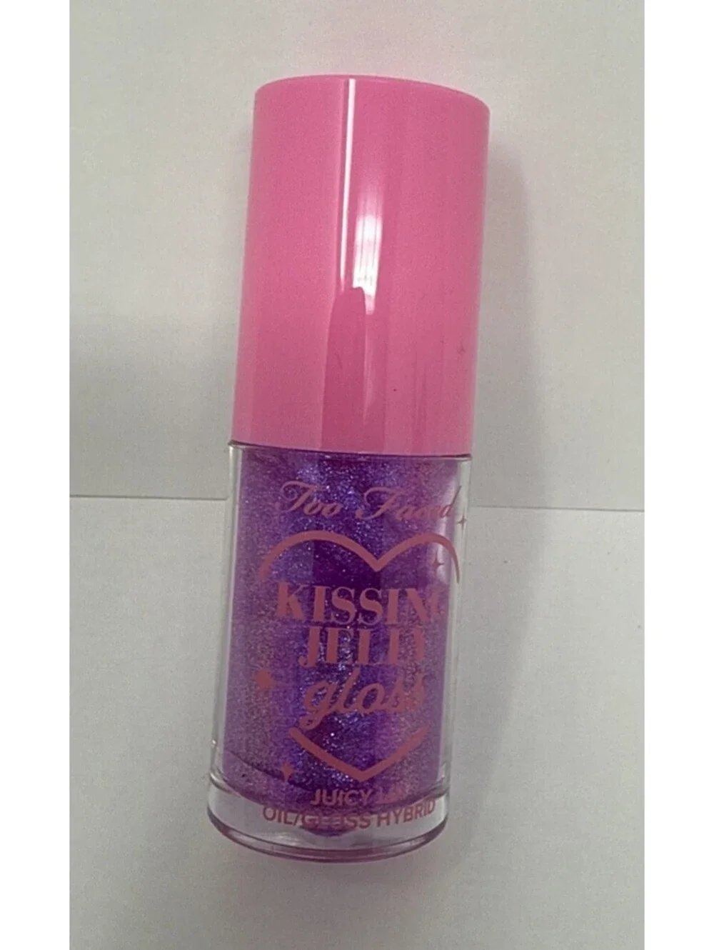Too Faced Kissing Jelly Lip Oil Gloss - BIRTHDAY KISS - Full Size 0.15 oz - CJ1